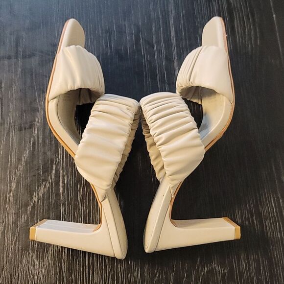 BRAND NEW H&M MULES IMITATION LEATHER OPEN TOE SANDAL - Picture 14 of 16